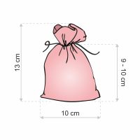 Organzabeutel mit Druck 10 x 13 cm - Weihnachten / 1 Beutel mit aufdruck