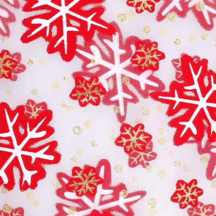 Organzabeutel mit Druck 12 x 15 cm - Weihnachten / 1 Organzasäckchen