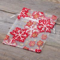 Organzabeutel mit Druck 12 x 15 cm - Weihnachten / 1 Alle Produkte