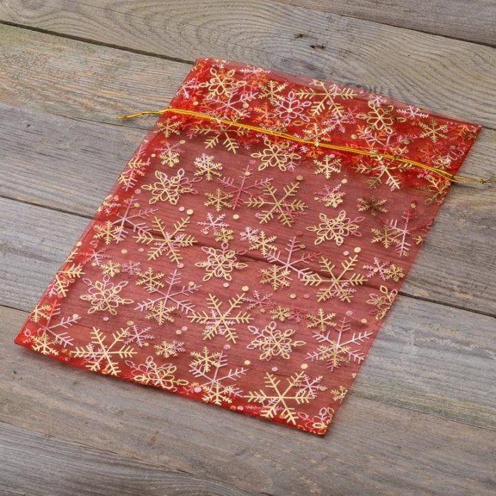 Organzasäcke 22 x 30cm - Weihnachten Kosmetikprodukte
