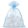 Organzabeutel 18 x 24 cm - himmelblau Himmelblau Beutel