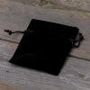 Samtbeutel 8 x 10 cm - schwarz Schwarze Beutel