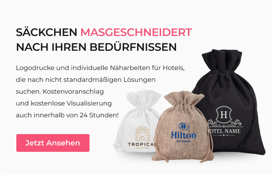 Personalisierte Hotelverpackungen